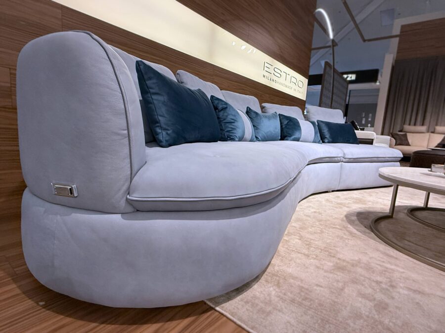 Estro Milano Vela Sectional Light Blue