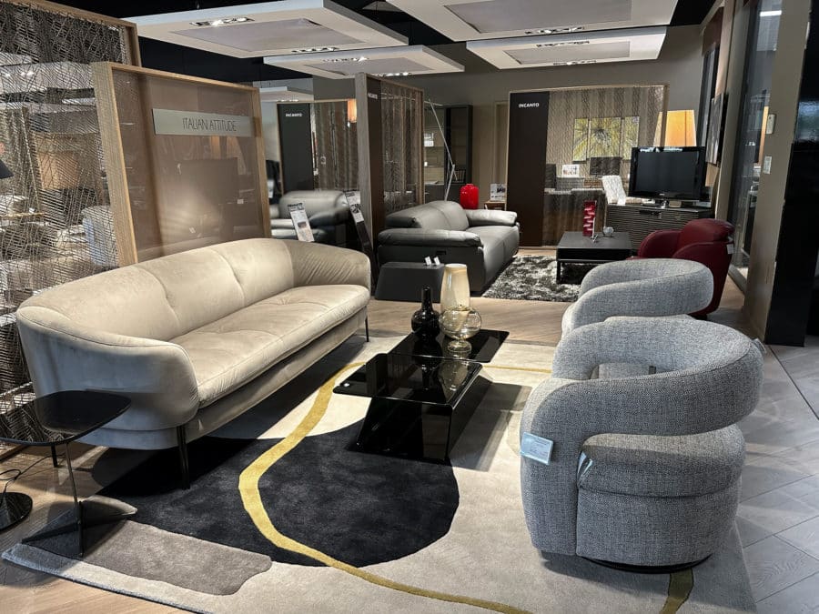 Incanto i910 Sofa Taupe Grey 4