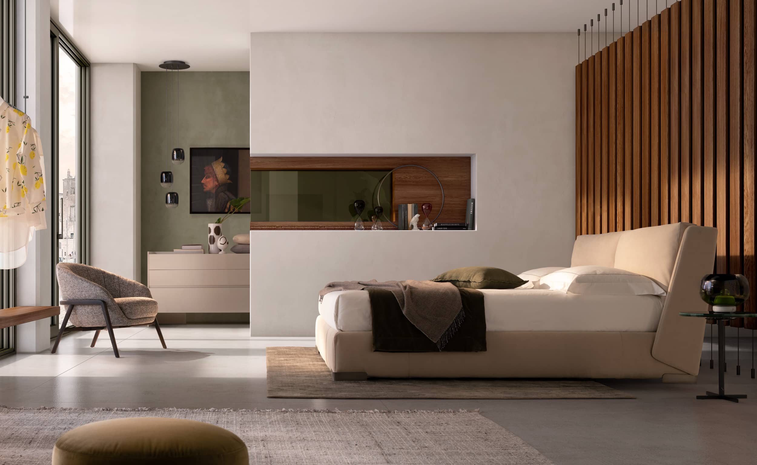 Natuzzi Italia Fenice Bed