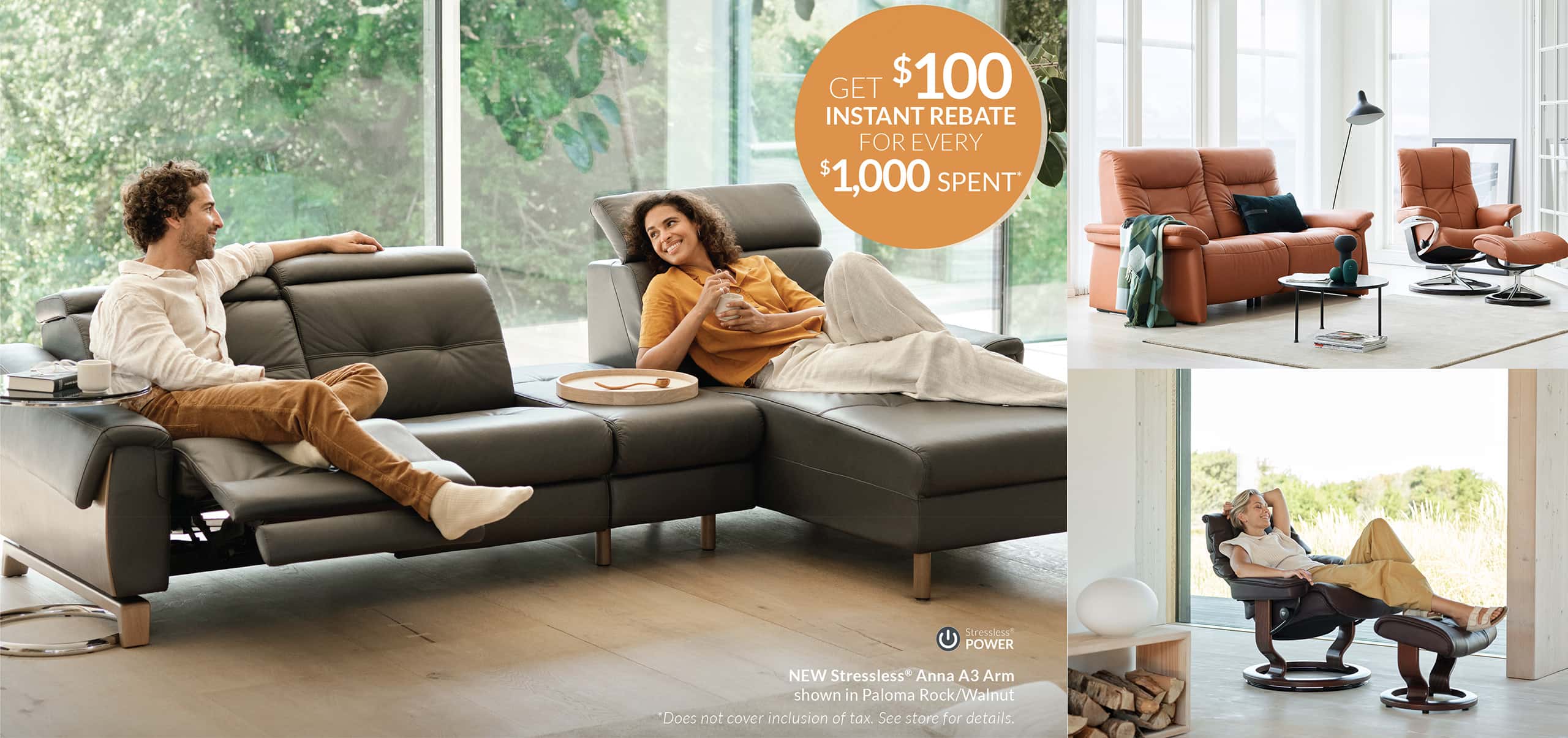 Stressless P3 Instant Rebate Promo 2025