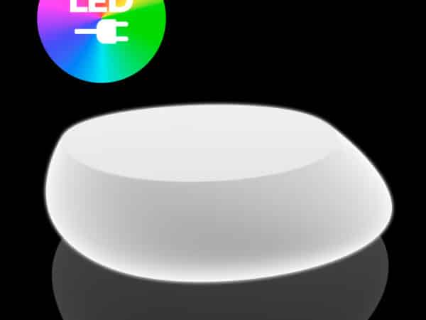 Vondom - STONE coffee table white LED RGB