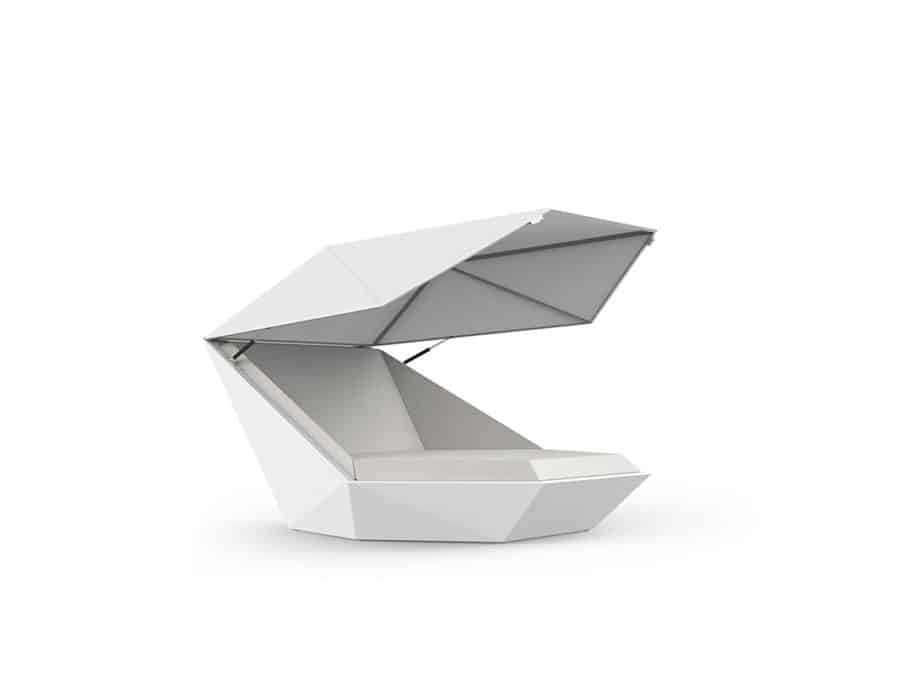 Vondom Faz Daybed with parasol white