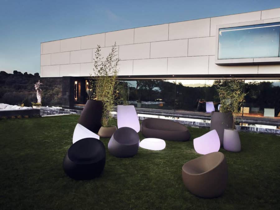 Vondom STONE collection including LED backlit items