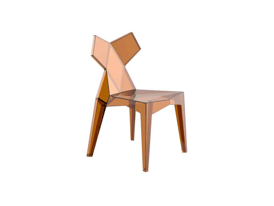 Vondom - Kimono chair Amber