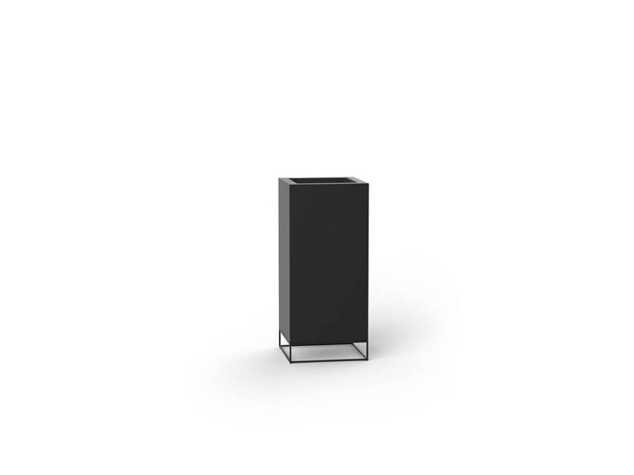 Vondom - Vela Cube Planter Tall Black