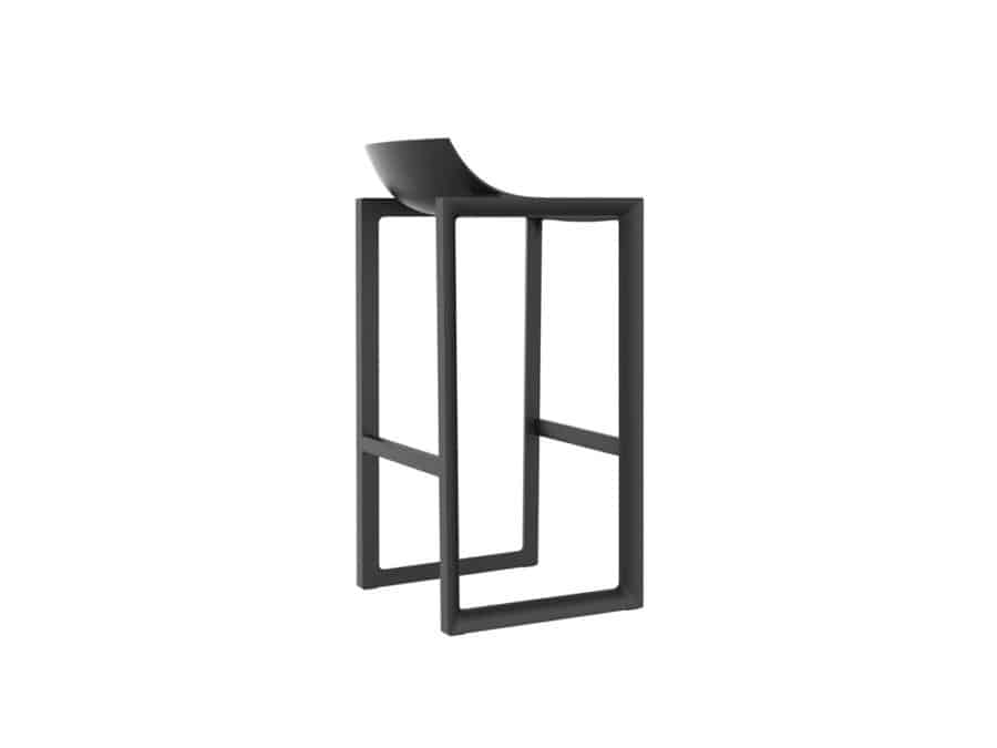 Vondom - Wall Street Bar Chair Black