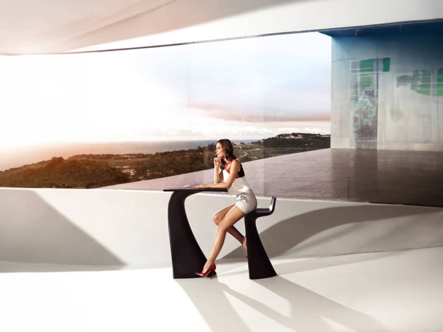 Vondom - Wing table and barstool