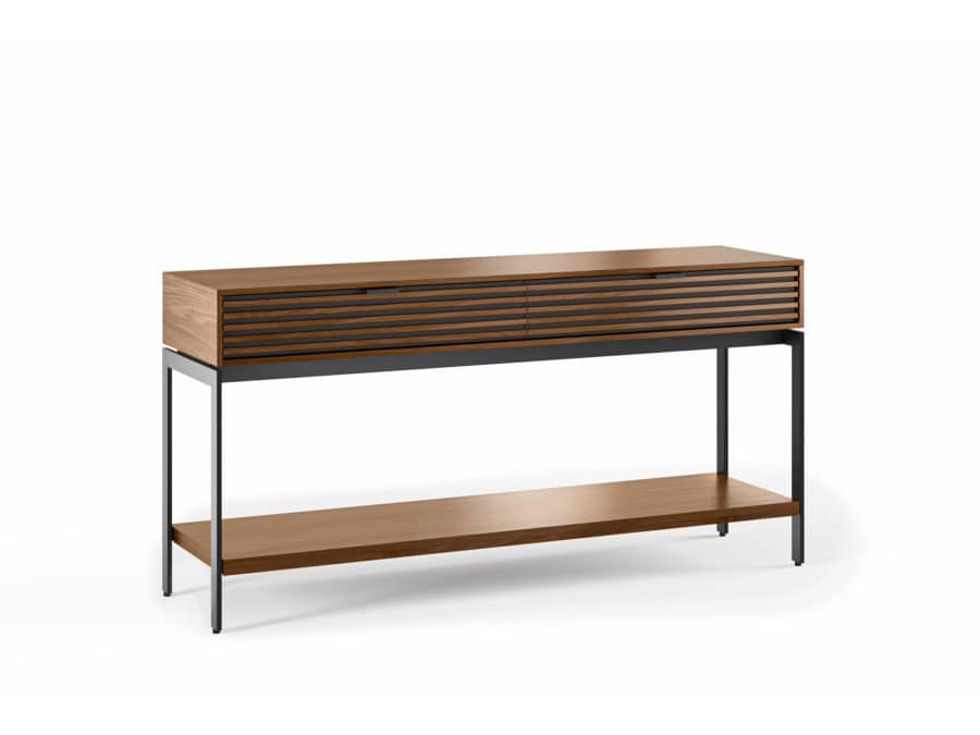 BDI Cora Console Table 1173 Natural Walnut contemporary wood occasional storage furniture