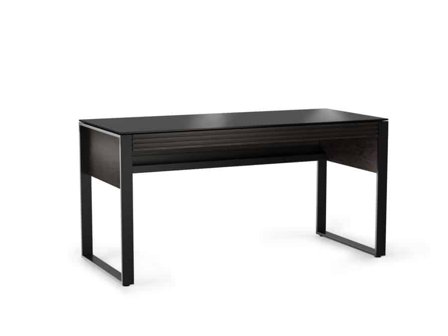 BDI Corridor desk 6501 Charcoal Stained Ash modern office furniture