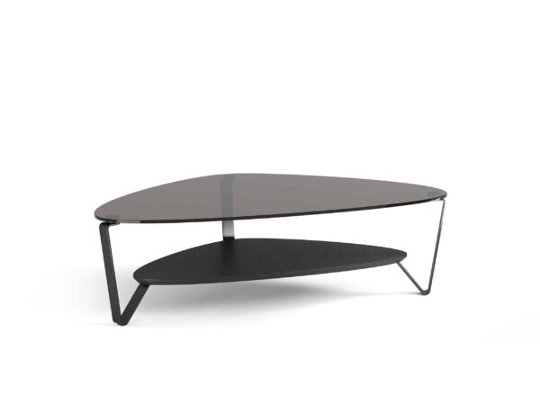 BDI Dino Large Coffee Table 1363 Ebonized Ash contemporary coffee table