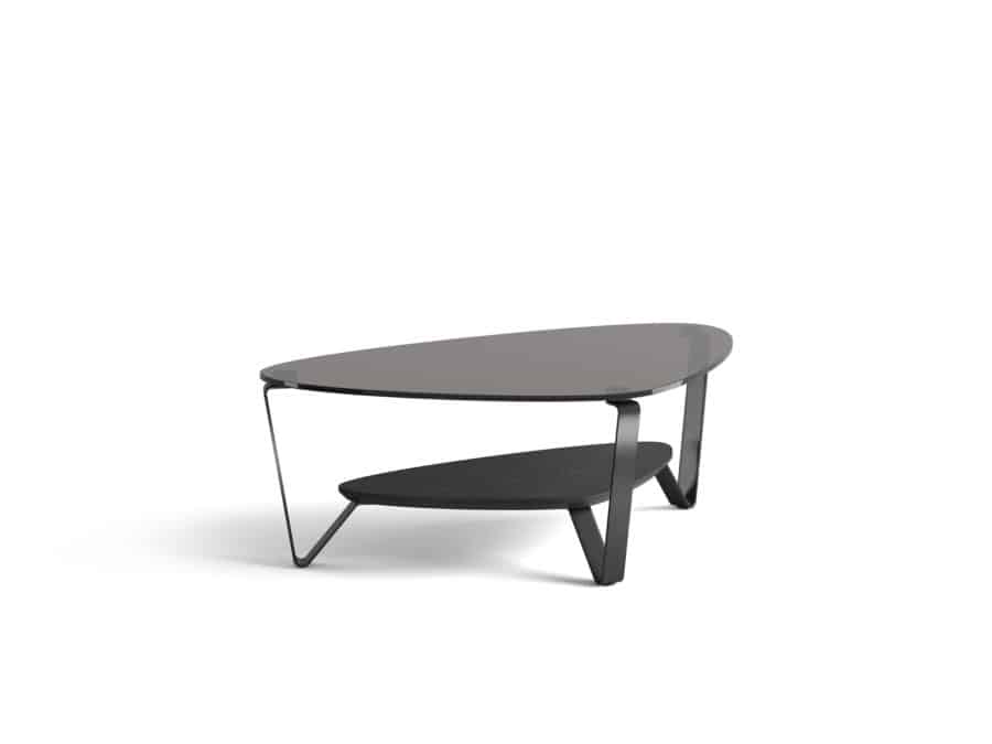 BDI Dino Small Coffee Table 1364 Ebonized Ash contemporary coffee table