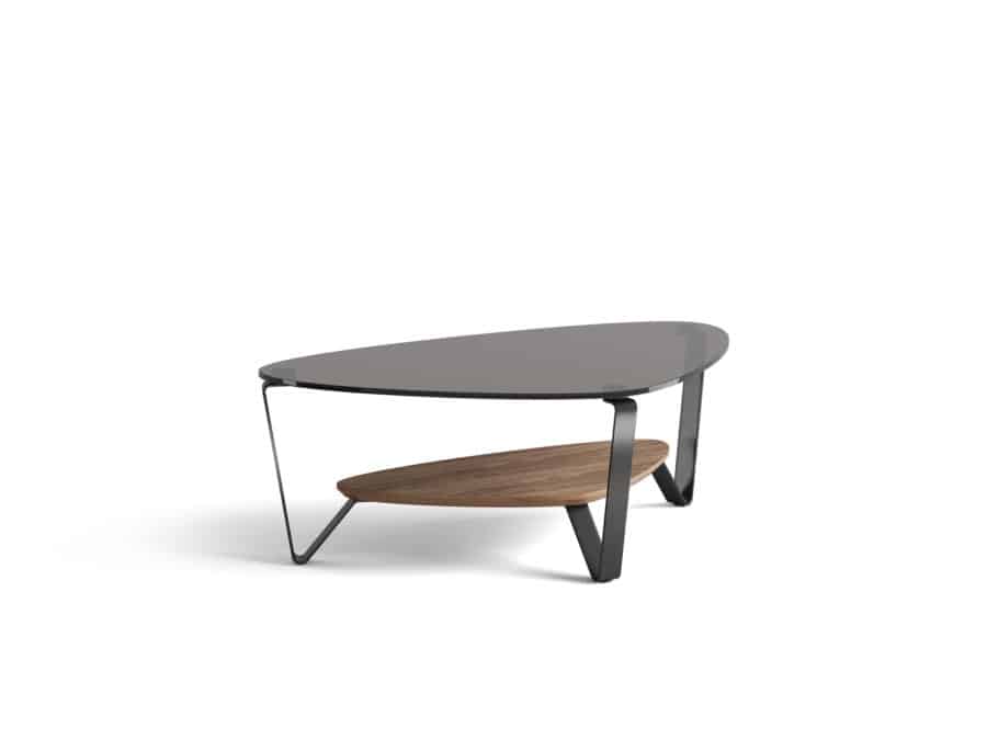 BDI Dino Small Coffee Table 1364 Natural Walnut contemporary coffee table