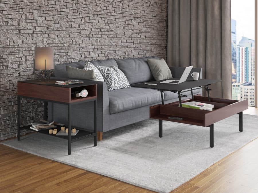 BDI Reveal table lift top coffee table CWL
