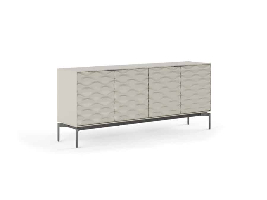 BDI Ripple credenza 7629 stone brushed carbon modern storage cabinet
