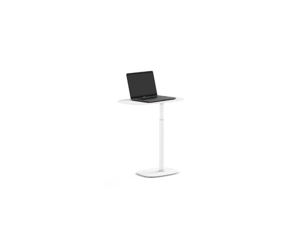 BDI Serif 1045 lift laptop table 1045 white height adjustable side table