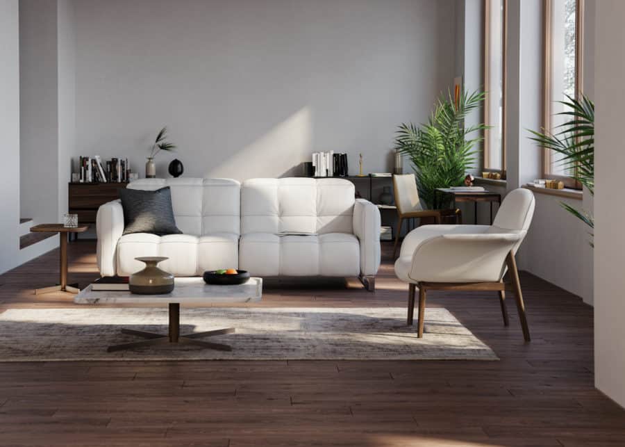 Natuzzi Italia Philo power reclining sofa