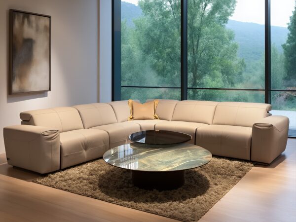 Estro Milano Sectional MILANO Ice