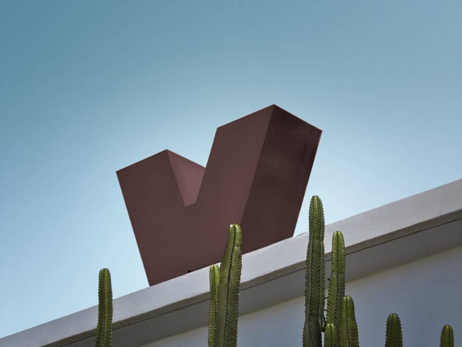 Vondom - Uve XL Planter Red