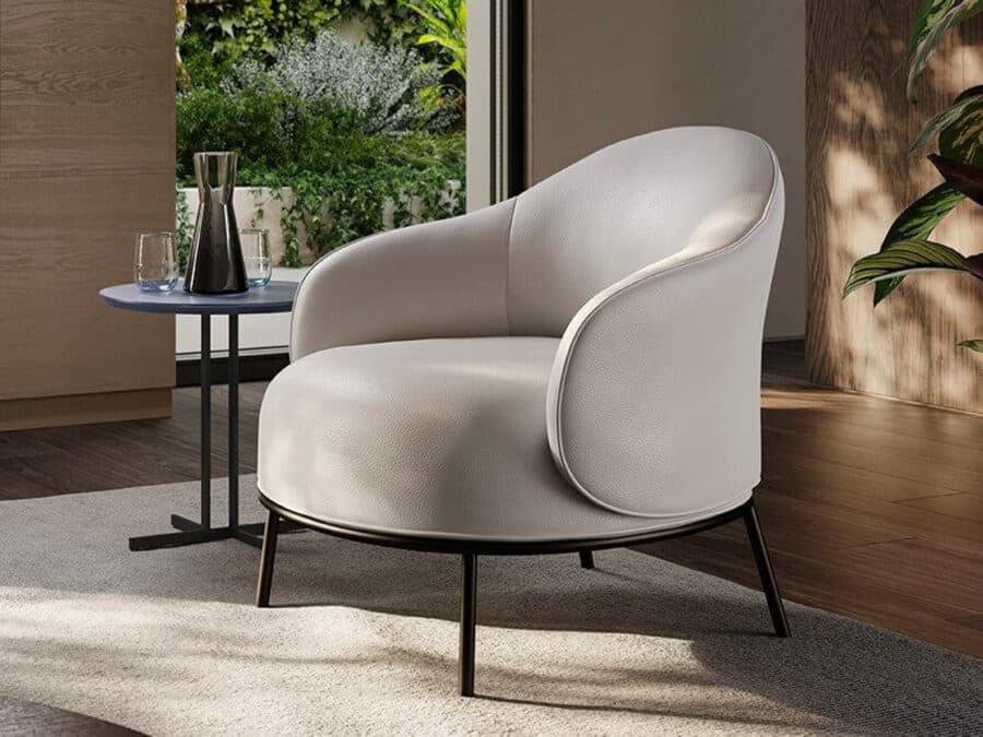 Natuzzi Italia Botanic Armchair White