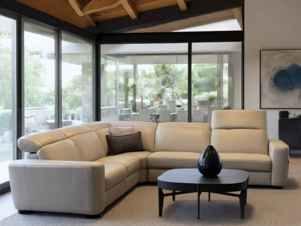 Natuzzi Italia Diesis 2828 5pc Power Sectional