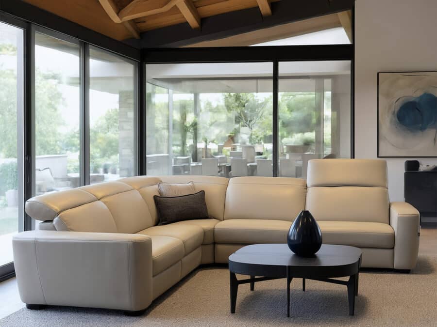 Natuzzi Italia Diesis 2828 5pc Power Sectional