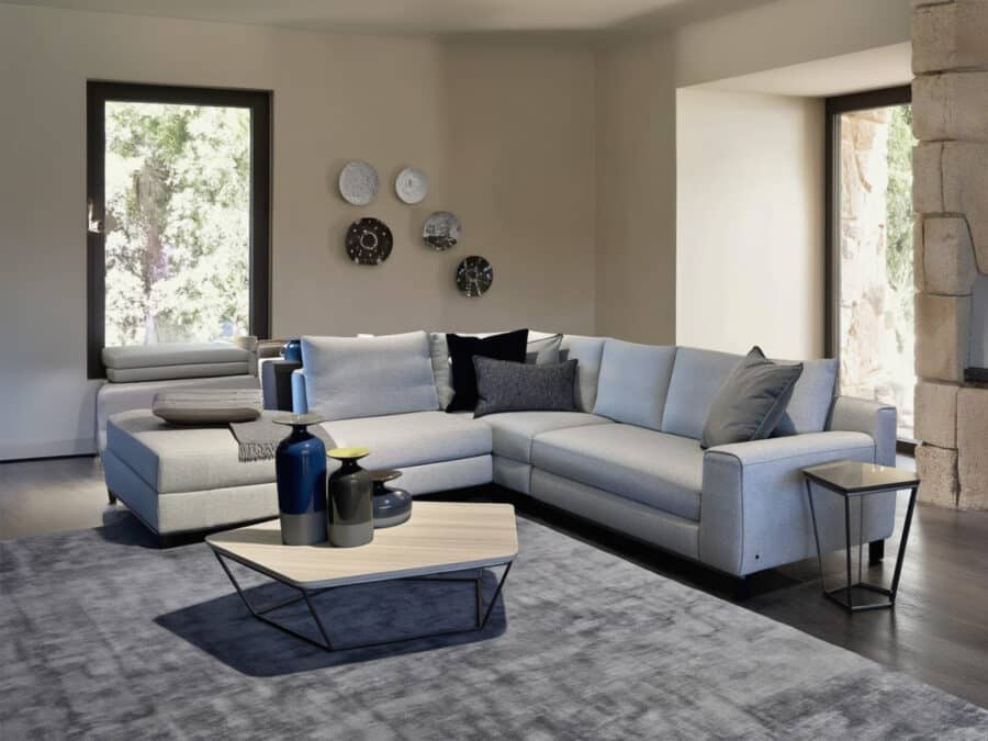 Natuzzi Italia Leaf 3188 3pc Sectional