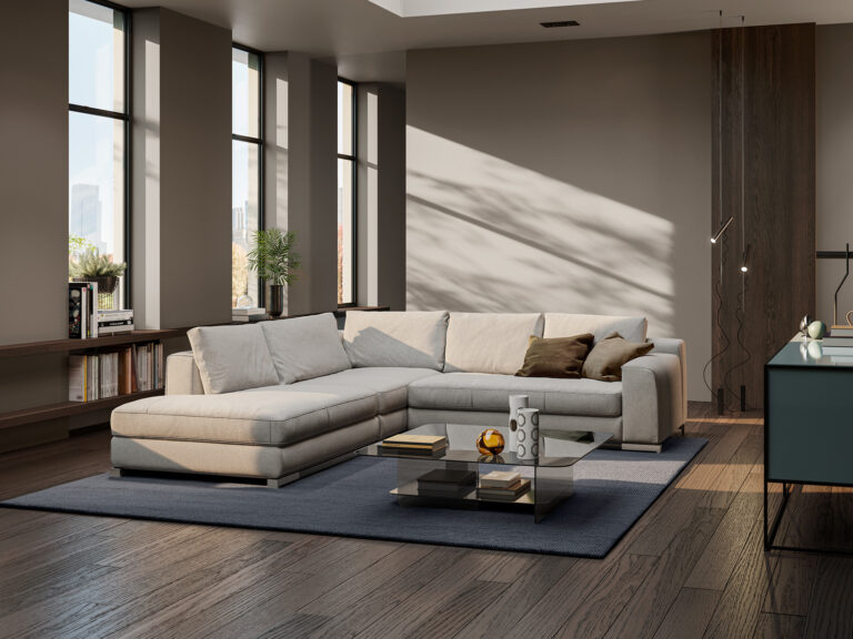 Natuzzi Italia Leaf 3188 3pc Sectional