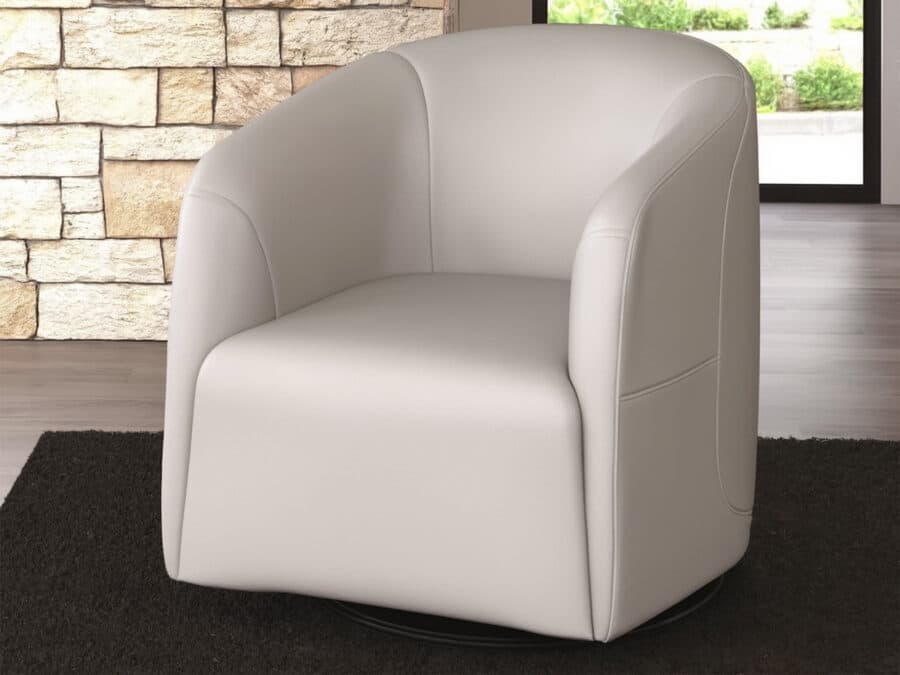 Natuzzi Italia Logos Swivel Armchair