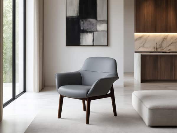 Natuzzi Italia Aura Leather Armchair