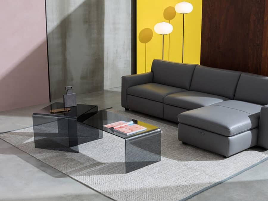 Natuzzi Italia Central Table and Corner Table
