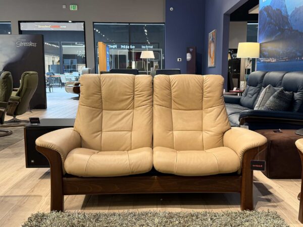 Stressless Buckingham loveseat high-back Paloma Sand