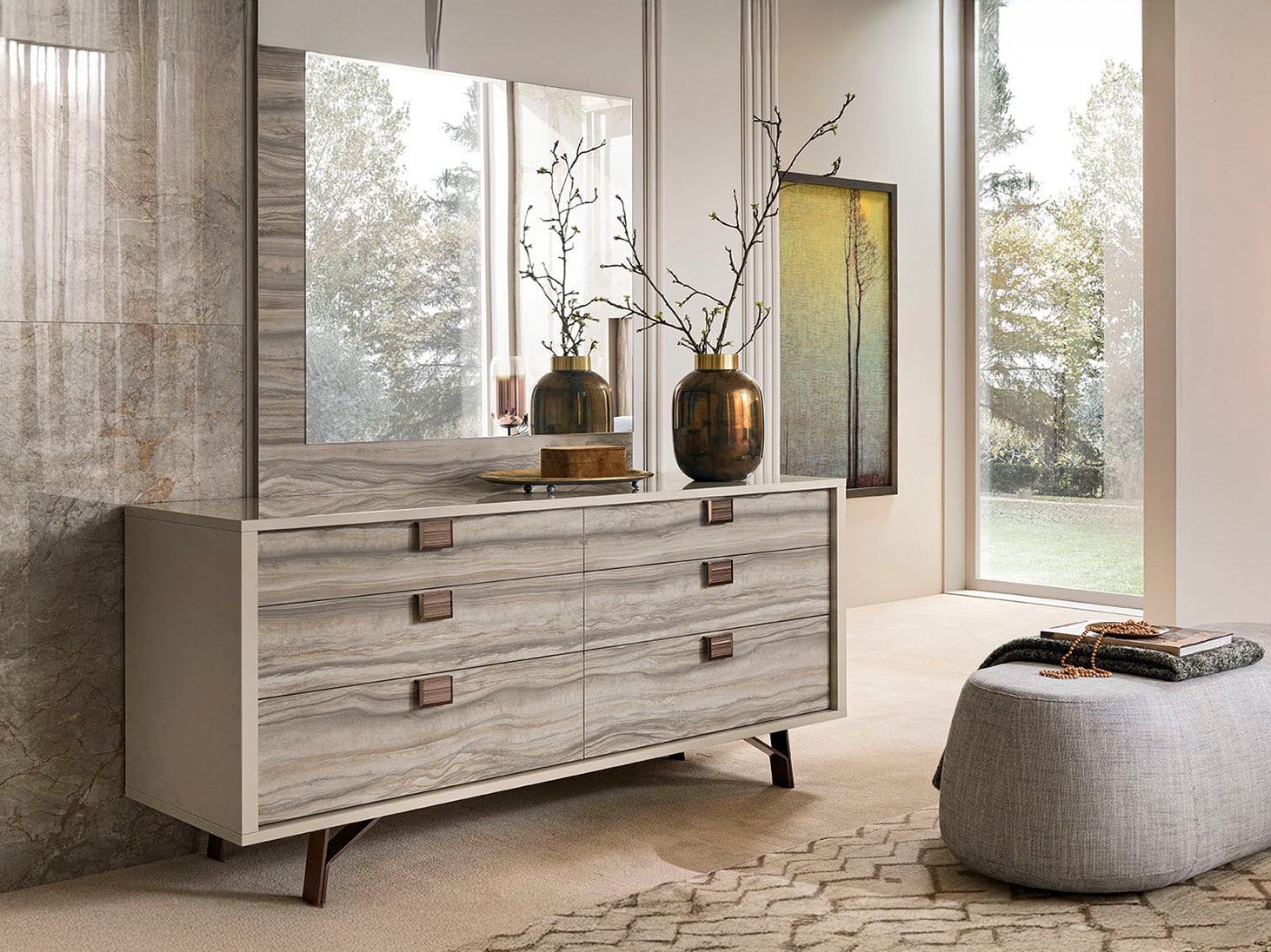 Alf Italia Jupiter Dresser with Mirror