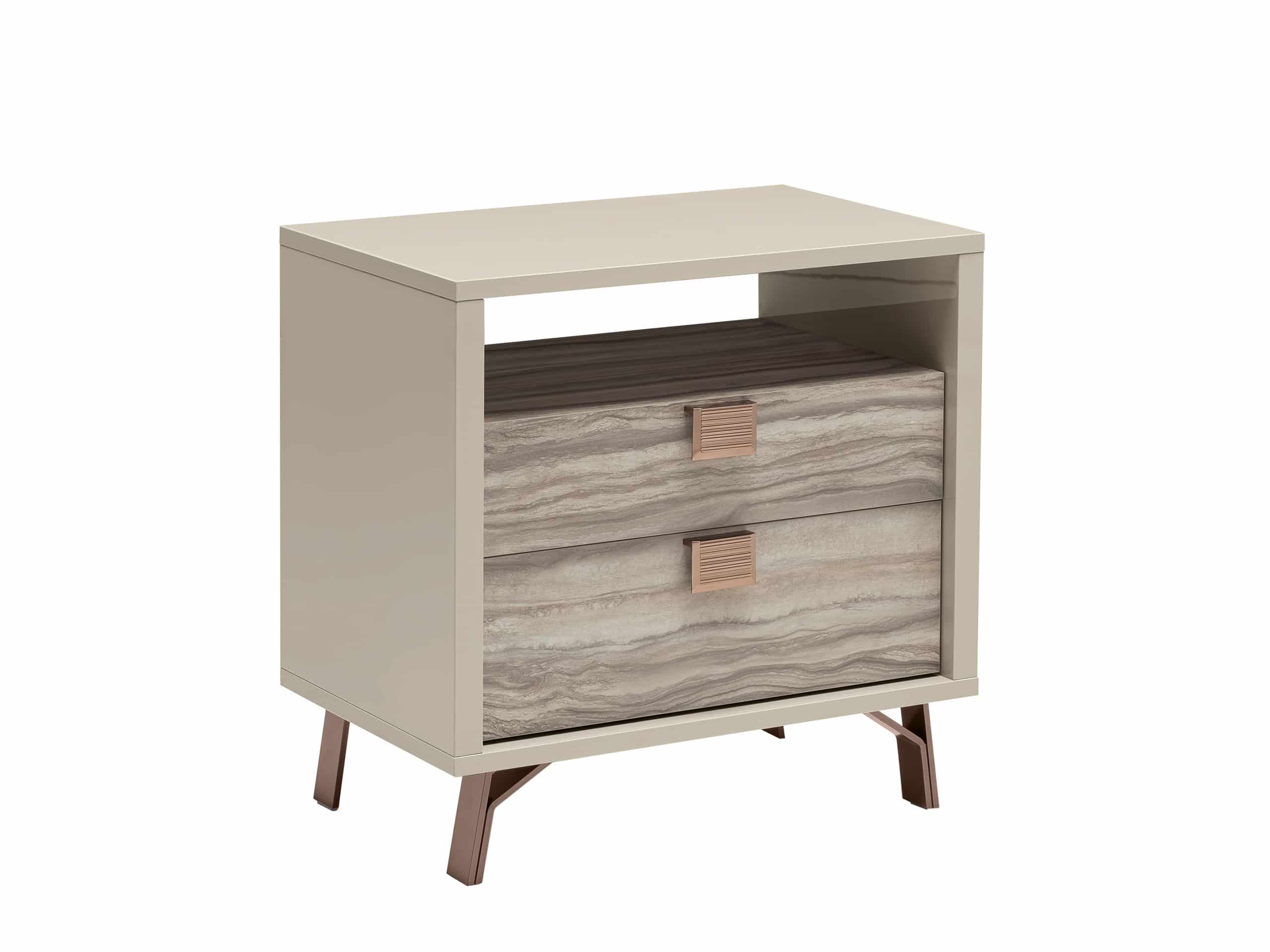 Alf Italia Jupiter Nightstand with open unit no bg
