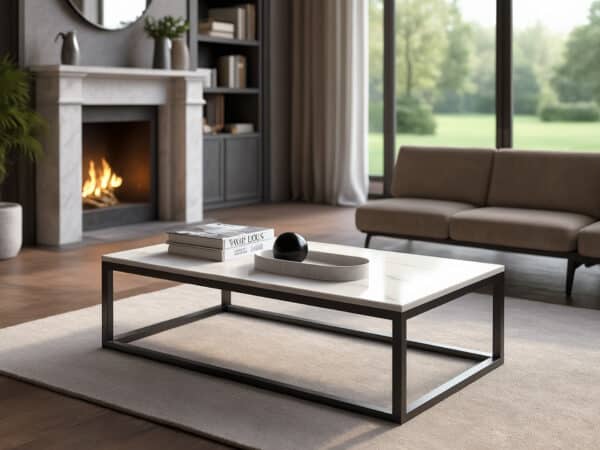 Estro Milano - Amy Coffee Table White Marble