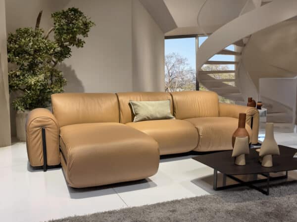 Natuzzi Italia Colle Chaise Sofa