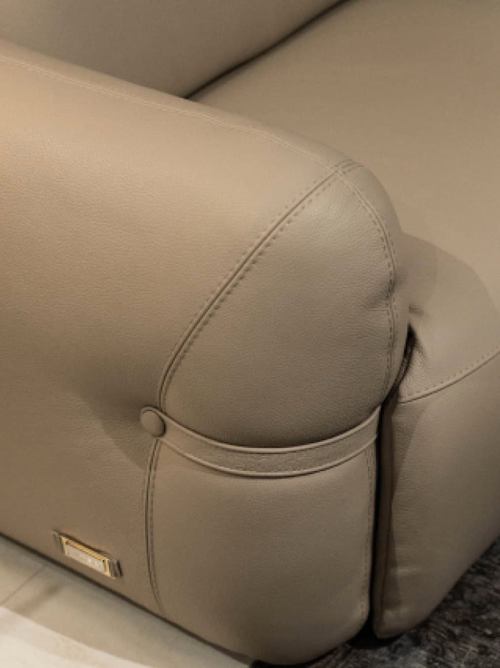 Estro Milano - Round 4pc Sectional Sand 4