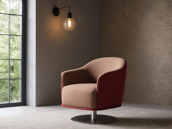 Estro Milano Kay 3 Swivel ArmChair