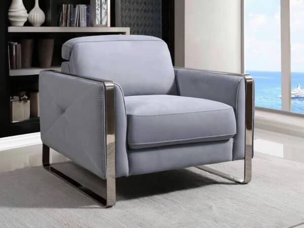 Estro Milano Montecarlo Armchair Light Blue