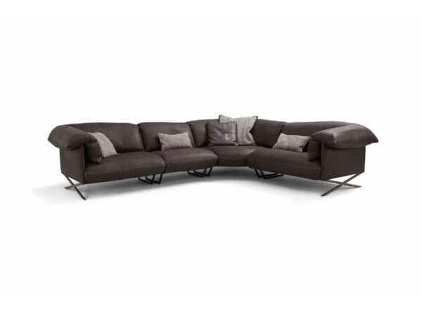 Incanto Italia - Maral i906 4pc Sectional Dark Brown 2