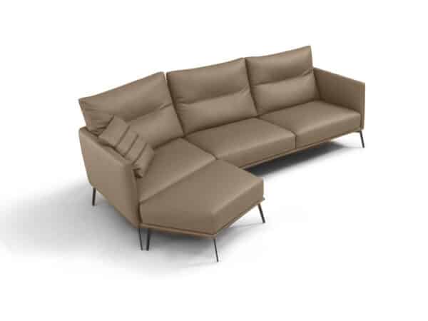 Incanto i842 Joyce 3pc Sectional Taupe