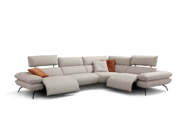 Incanto I861 Mira 4pc Power Sectional Cream