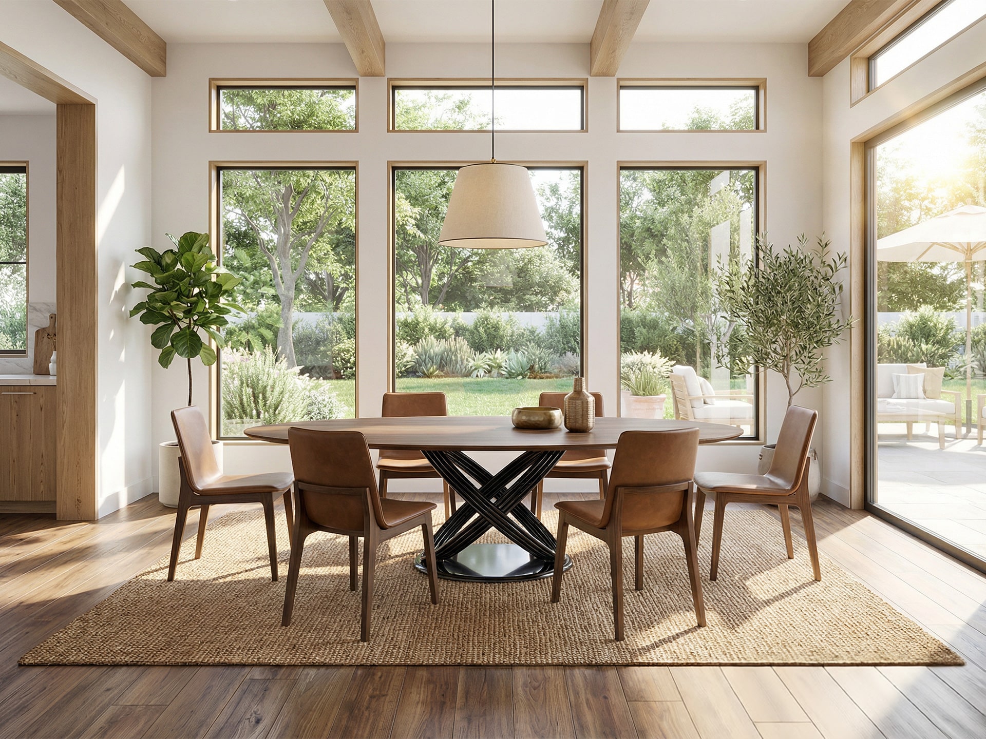 Bontempi Fusion Oval Table