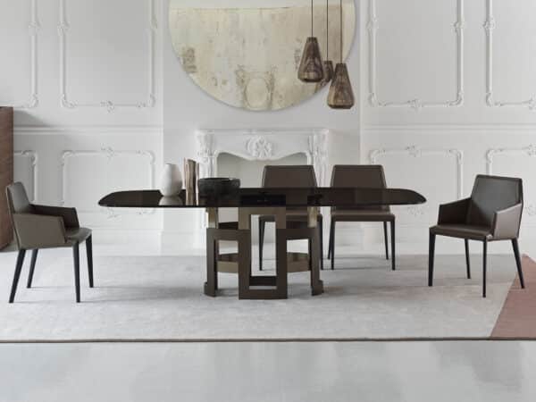 Bontempi Imperial Dining Table Bronze