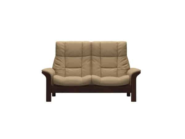 Stressless Buckingham loveseat high-back Paloma Sand - room view