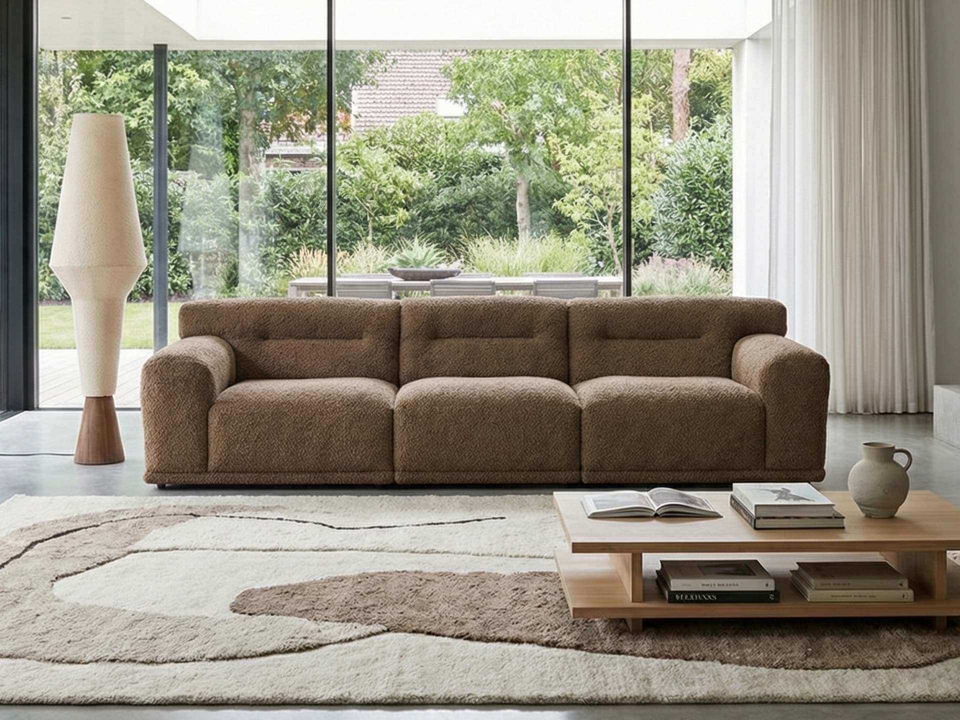 Natuzzi Italia Dorian Fabric Sofa