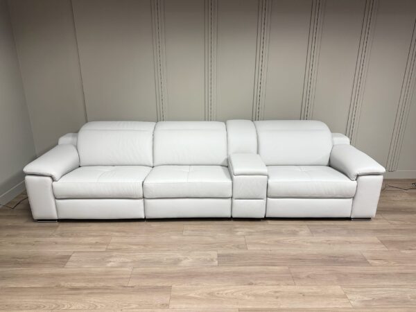 Estro Milano Anthony Leather Power Sofa