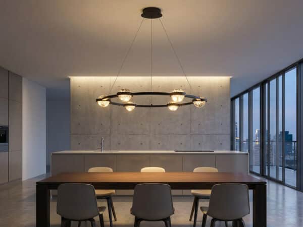 Eurofase Circolo Chandelier 6 Light