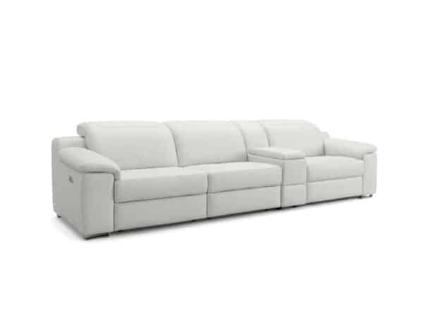 Estro Milano Anthony Leather Power Sofa