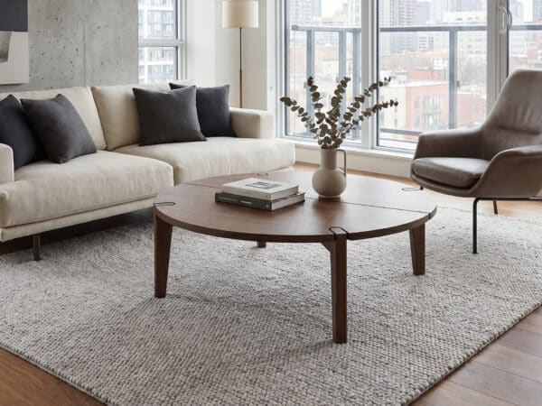 Natuzzi Editions Merlot Round Coffee Table